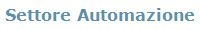 Settore Automazione